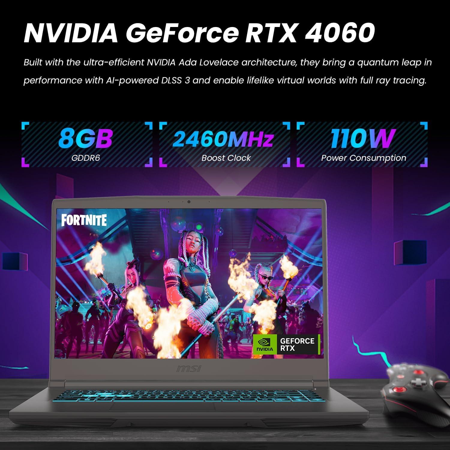 Portátil para Juegos MSI B13VF, 15.6" FHD, Intel i5, RTX 4060