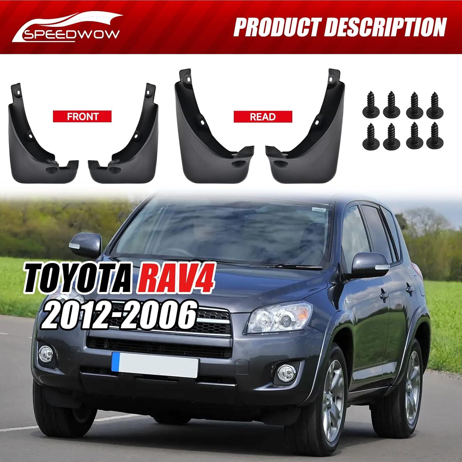 Guardabarros SPEEDWOW para Toyota RAV4 2006-2012 - 4 Piezas