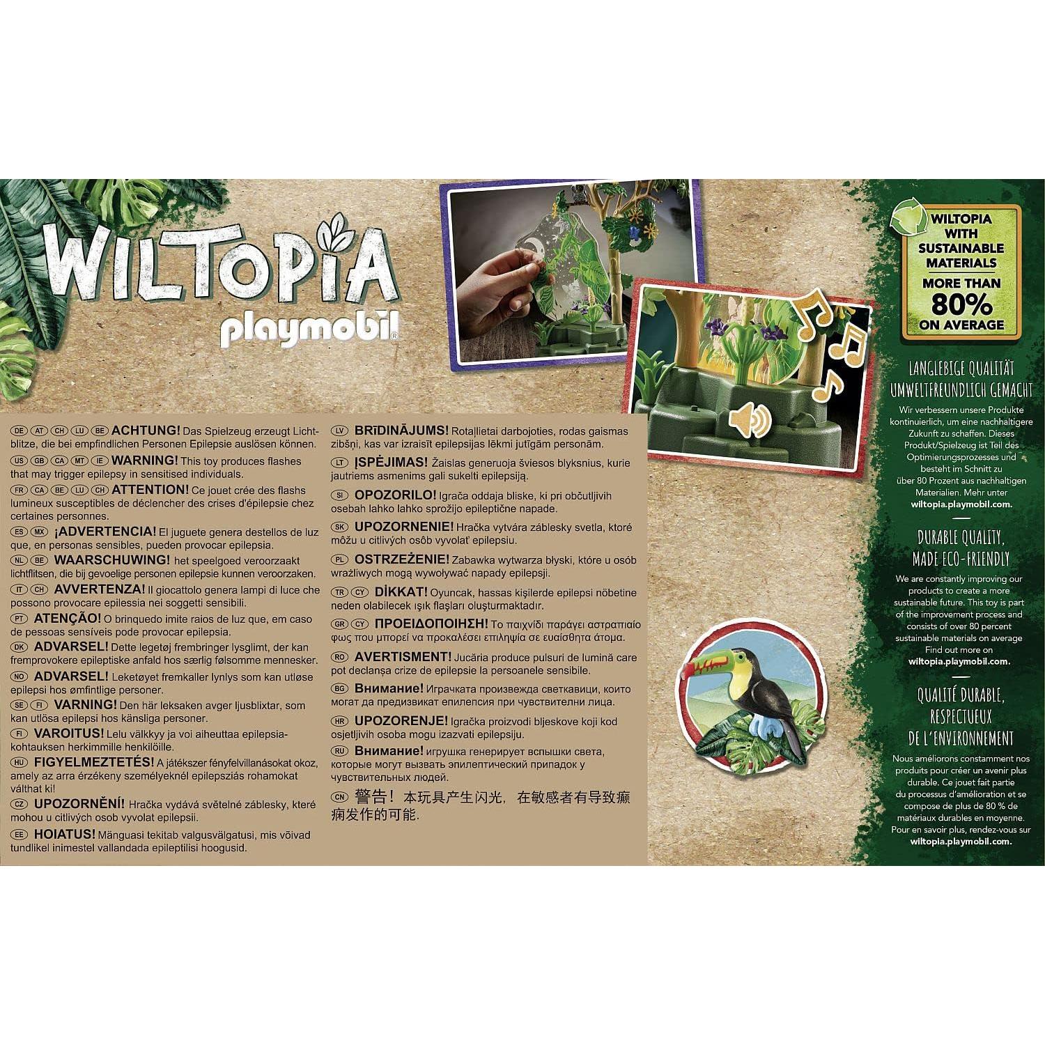 Luz Nocturna Selva Playmobil Wiltopia con Sonidos