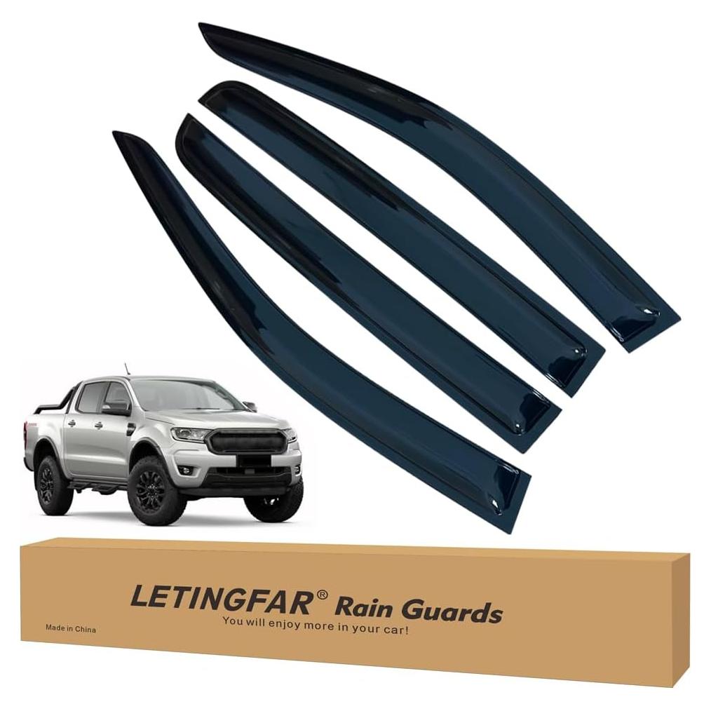 Deflectores de Viento para Ventanas Ford Ranger 2019-2023