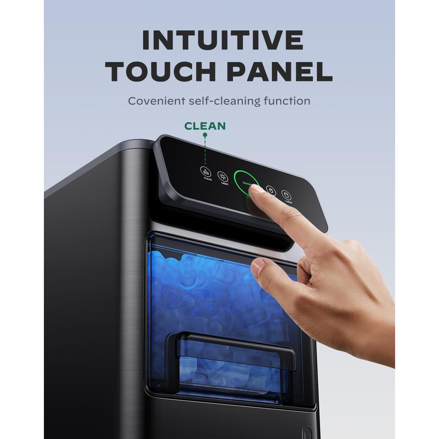 Máquina de Hielo Silonn SLIM28T 9 kg Portátil Acero Inoxidable