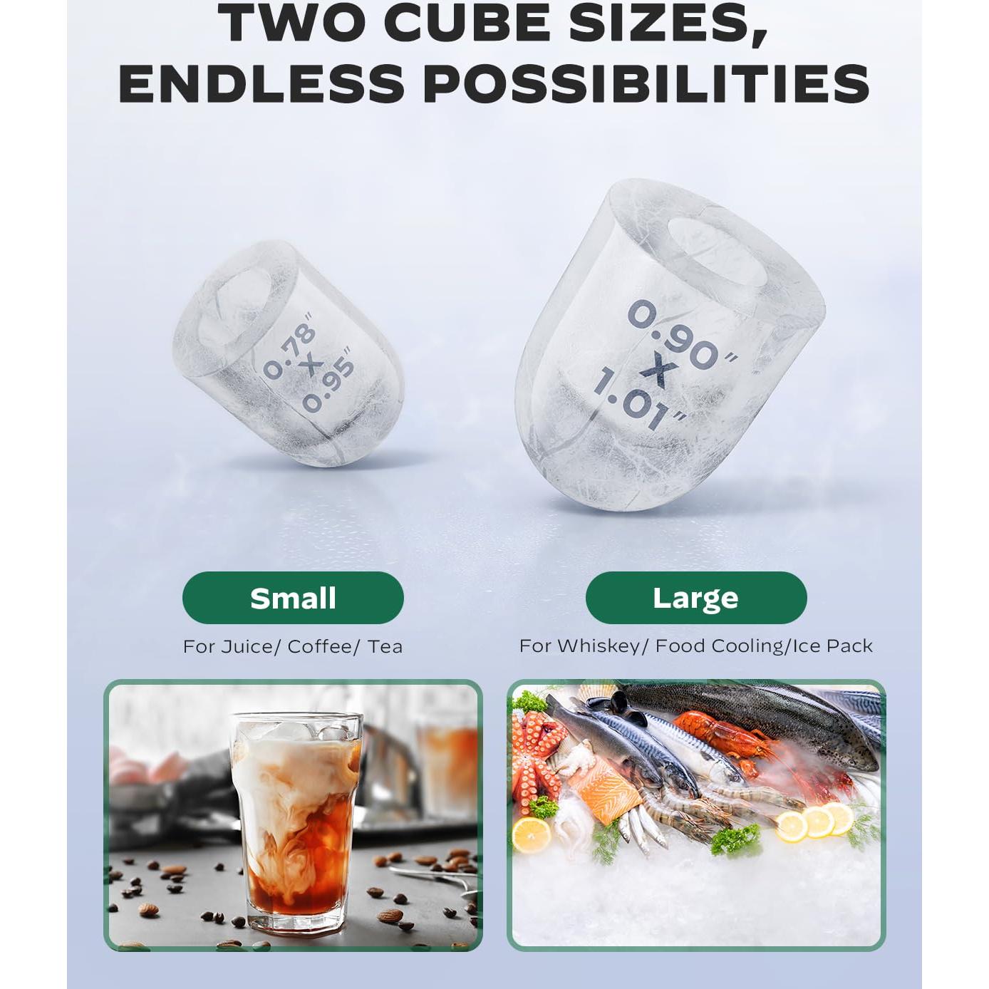 Máquina de Hielo Silonn SLIM28T 9 kg Portátil Acero Inoxidable