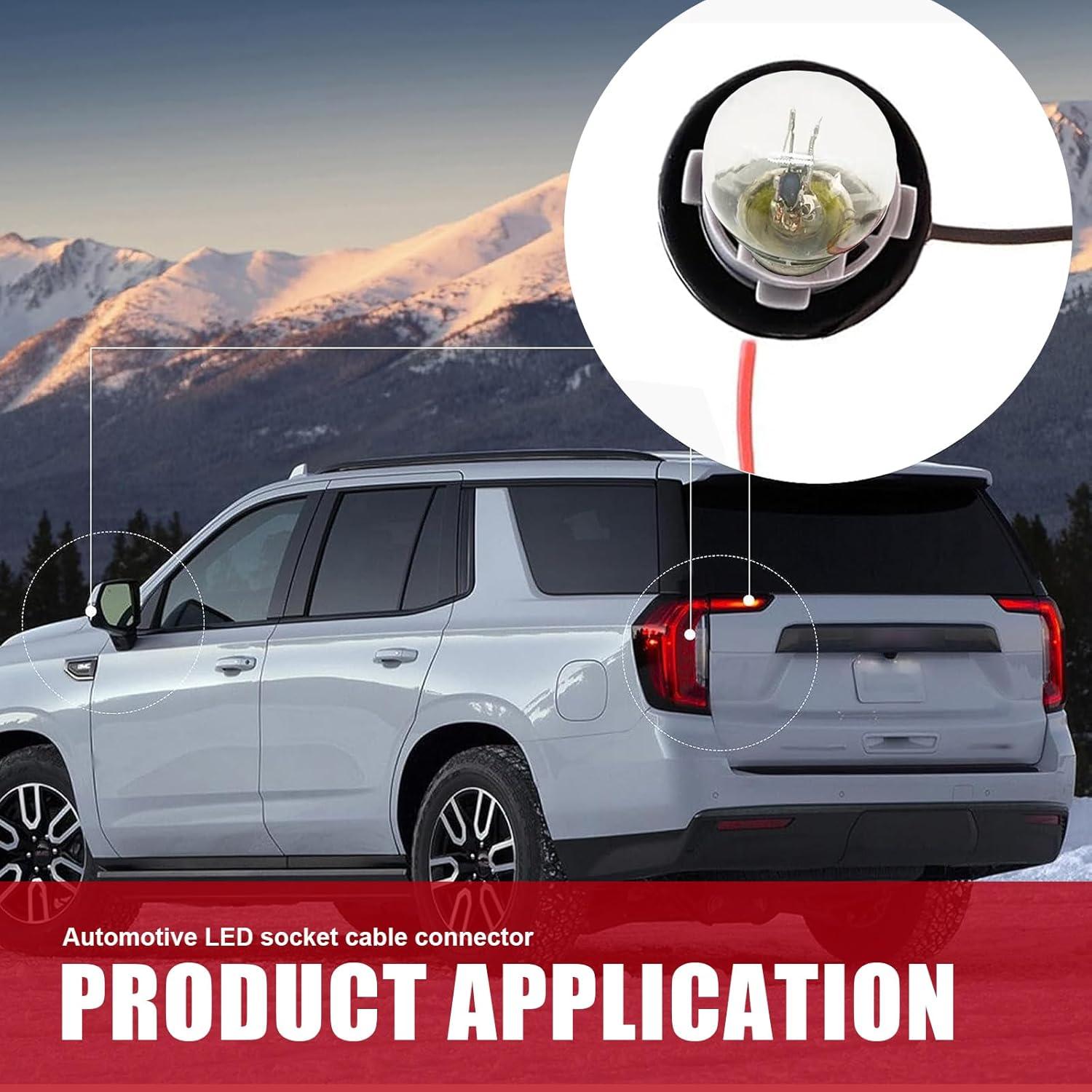 Zócalo de Bombilla T10 T13 T15 Awlbed 2 Piezas Universal