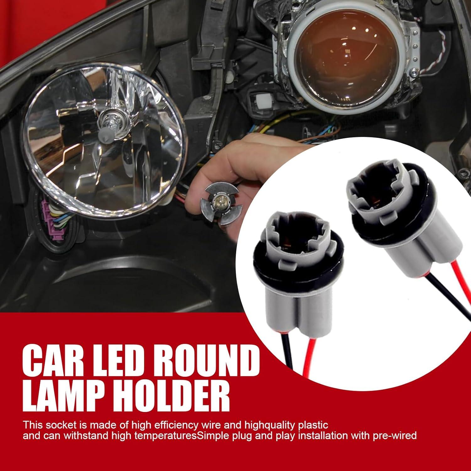 Zócalo de Bombilla T10 T13 T15 Awlbed 2 Piezas Universal