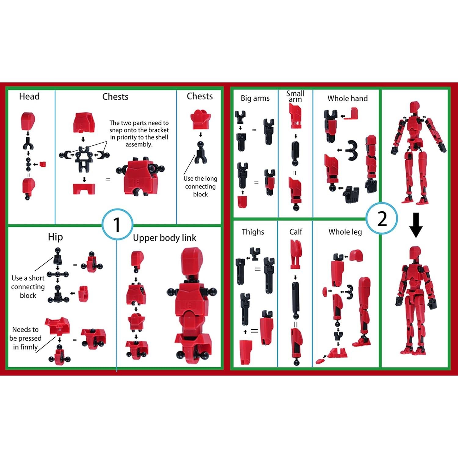 Conjunto de Figuras de Acción Jiansan Modelo 13 Multi-Articulada