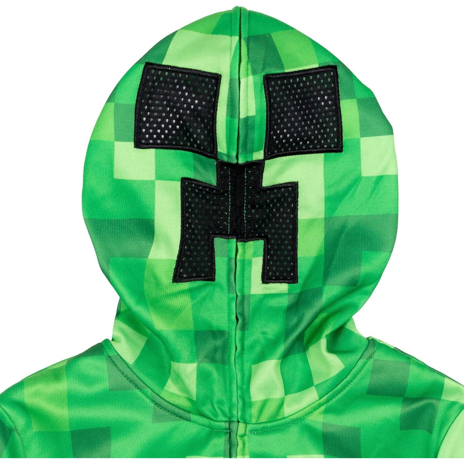 Sudadera con Capucha Minecraft para Niños 4-20 Verde