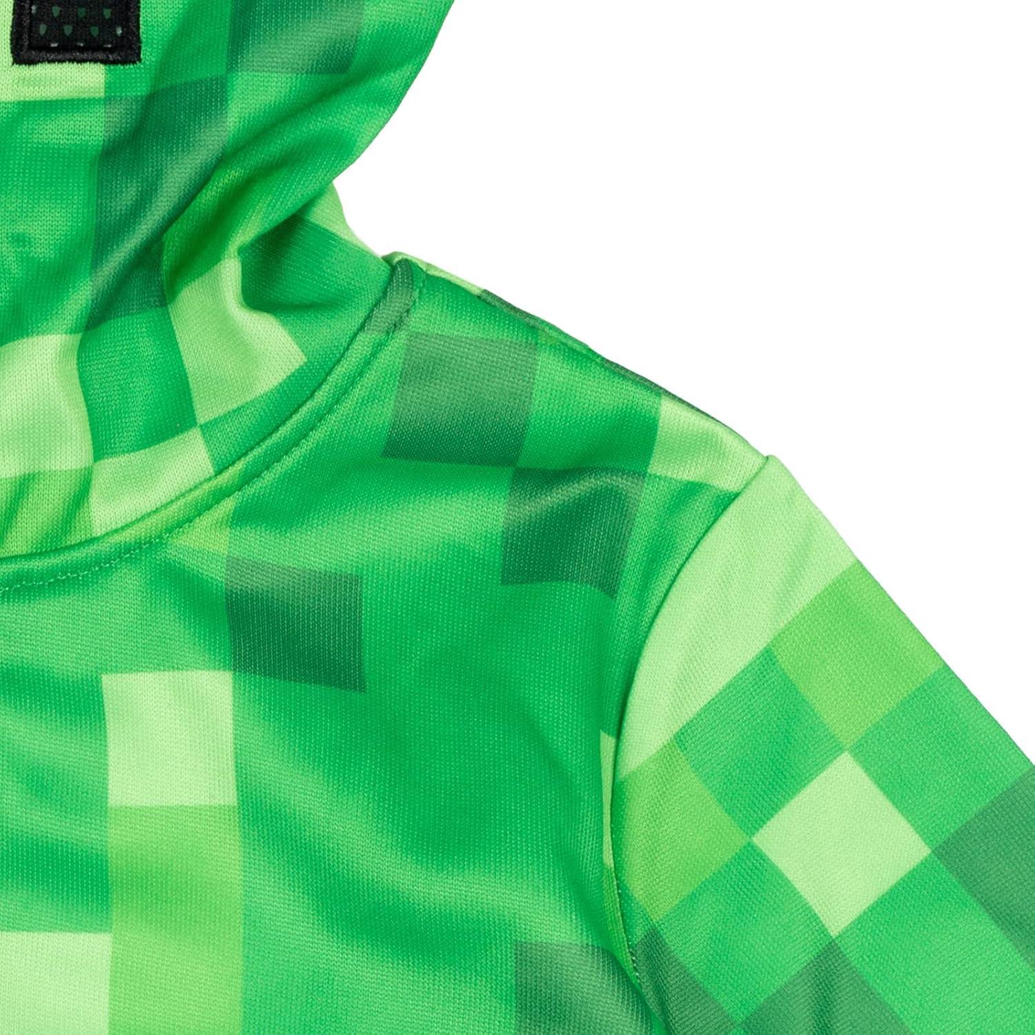 Sudadera con Capucha Minecraft para Niños 4-20 Verde