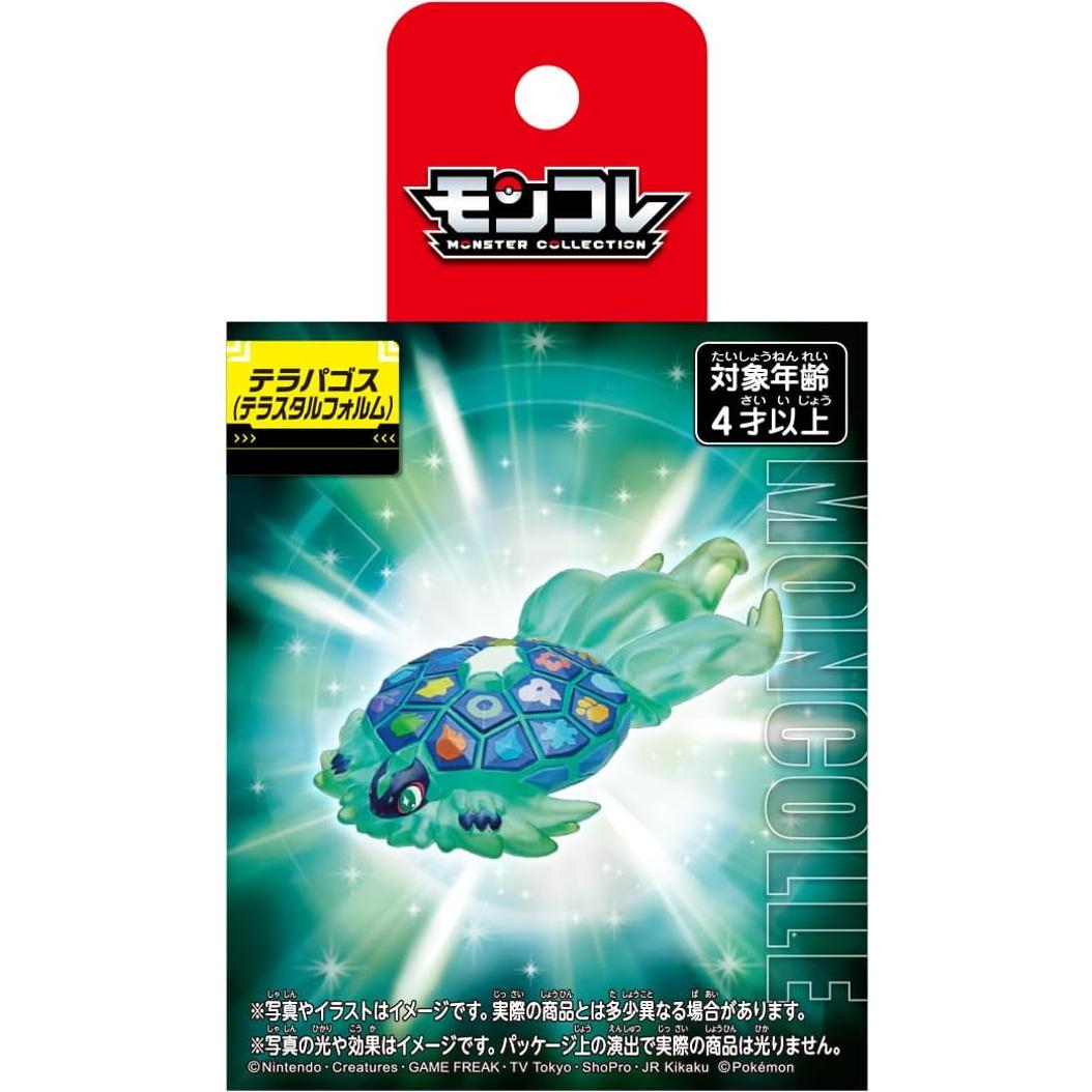 Figura Pokémon Terapagos Terastal Moncolle 8 cm TAKARA TOMY