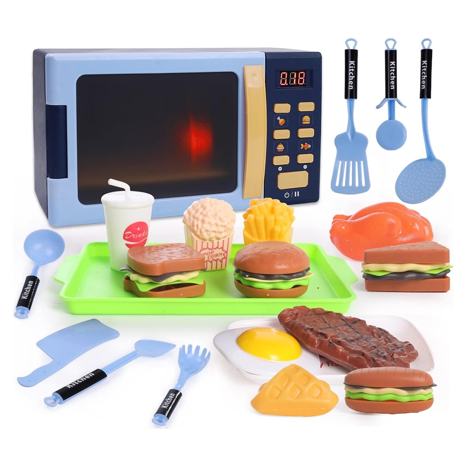 Microondas de Juguete Azul Hopeful con Luz y Sonido