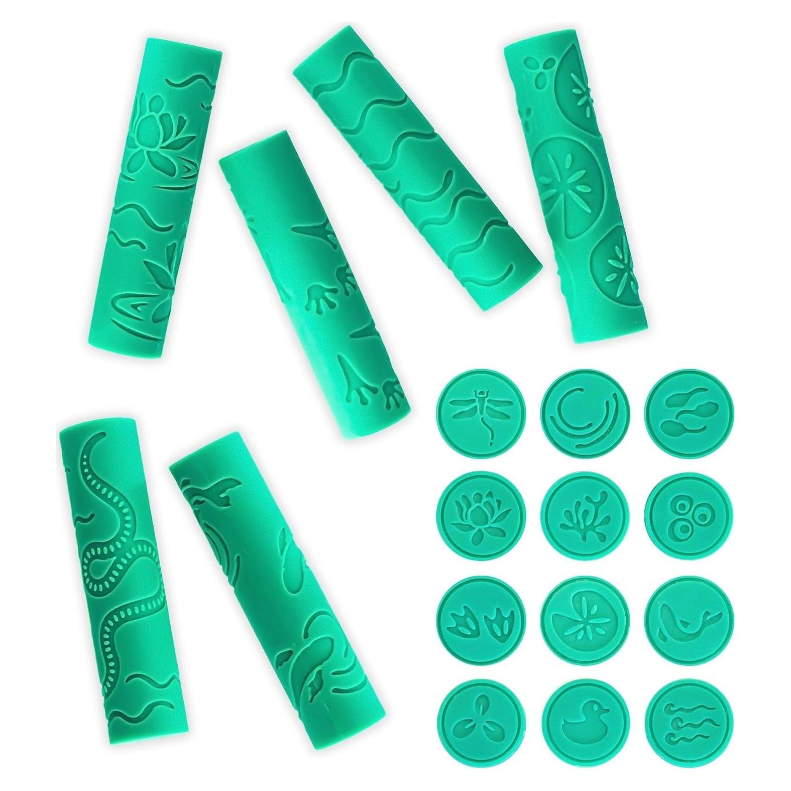 Rodillos Texturizados para Masa Valia Co. Set 6 Piezas