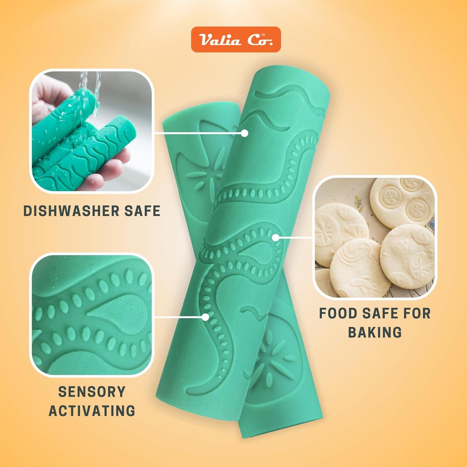 Rodillos Texturizados para Masa Valia Co. Set 6 Piezas