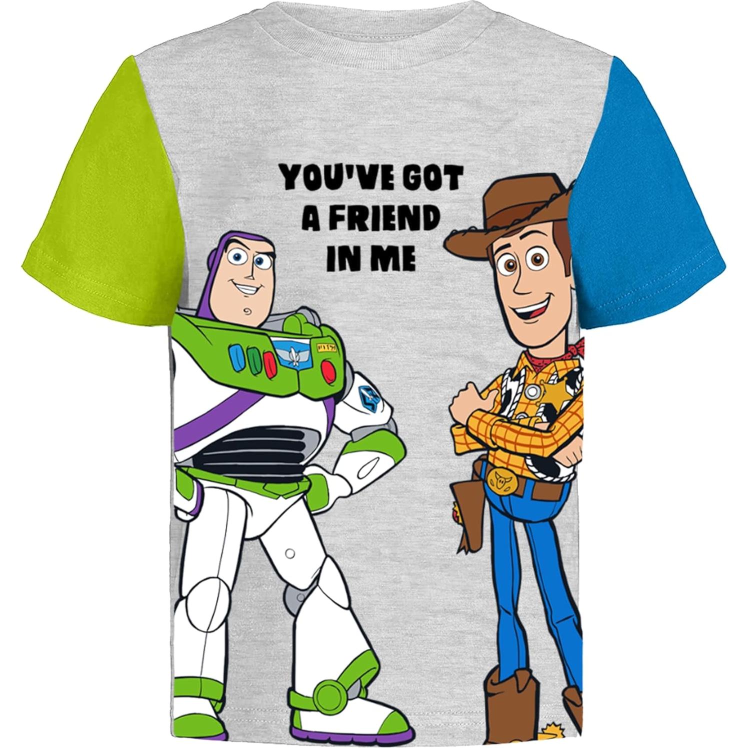 Camisetas Toy Story 3 Pack Niños - Buzz, Woody y Amigos