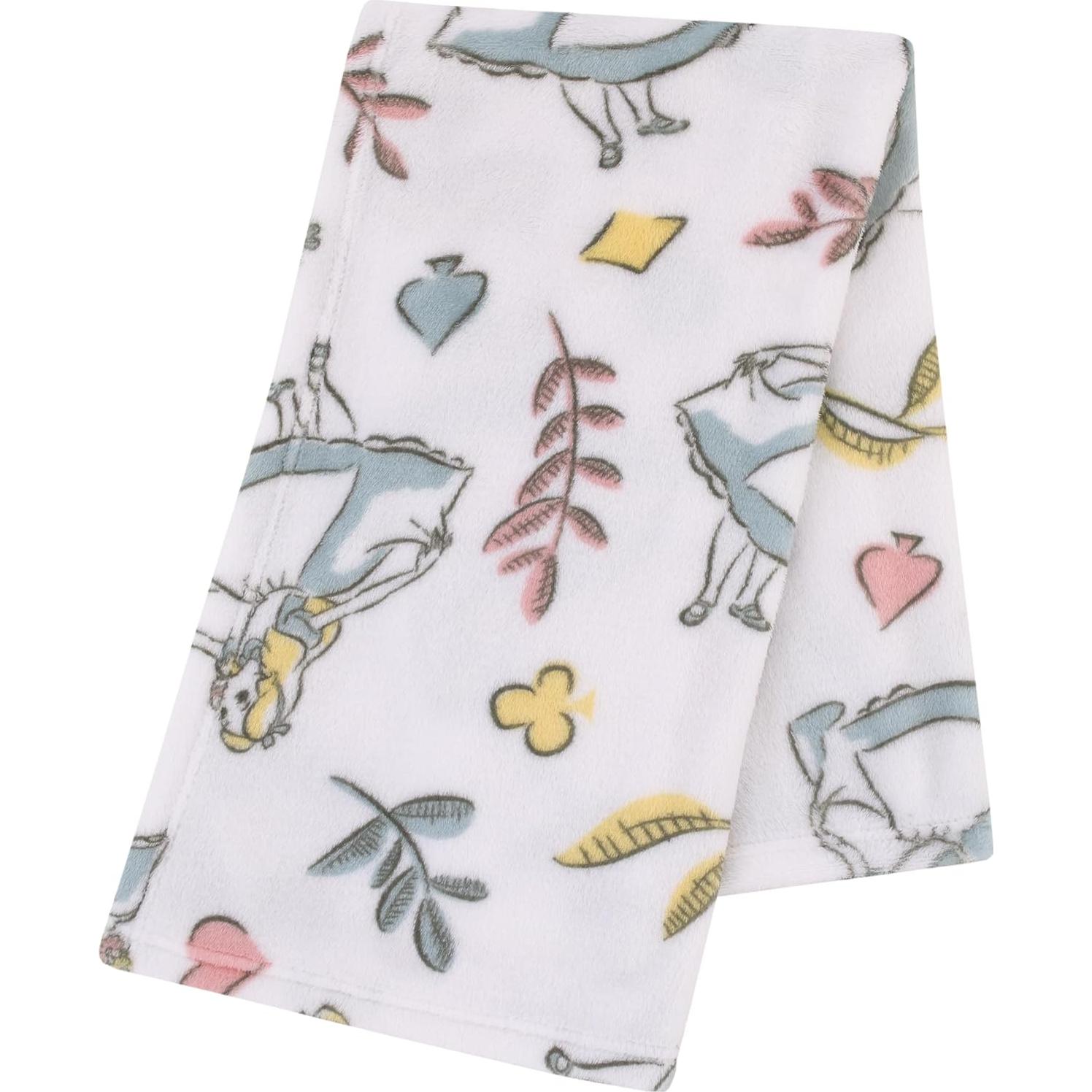 Manta de Bebé de Felpa NoJo Alicia en el País de las Maravillas 91x76 cm