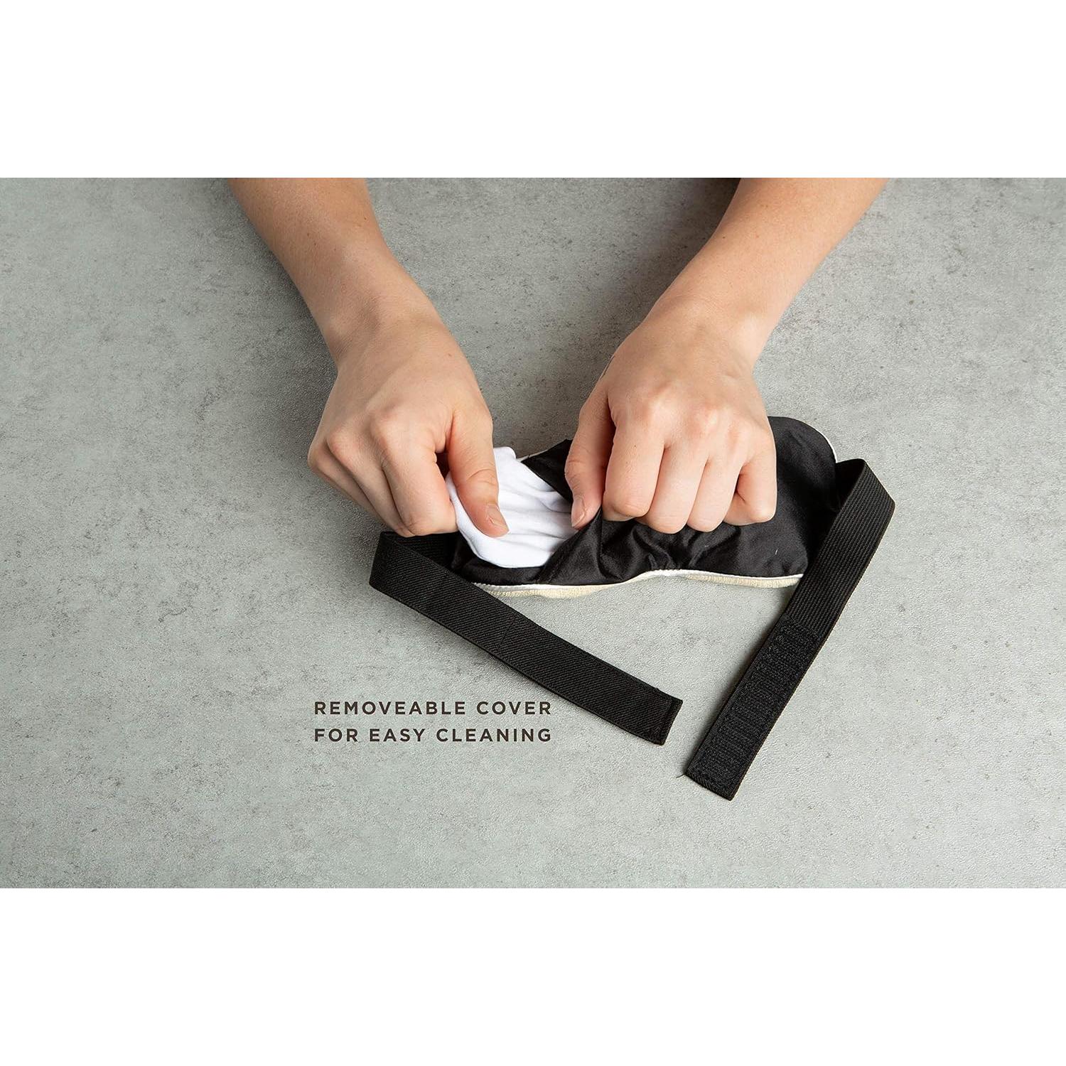 Máscara de Ojos Caliente y Fría Bucky 22.86x11.43cm Gris