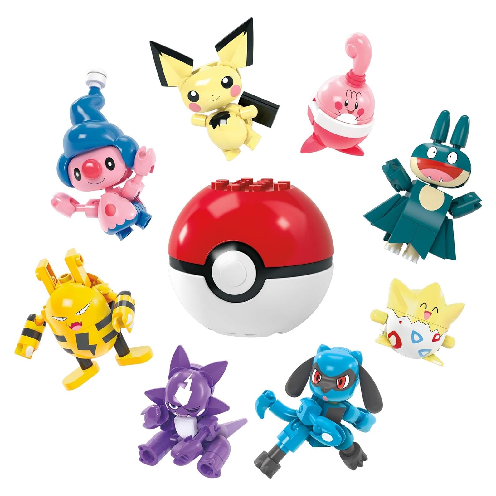 Set de Juguetes de Construcción MEGA Pokémon 8 Pack 189 Piezas
