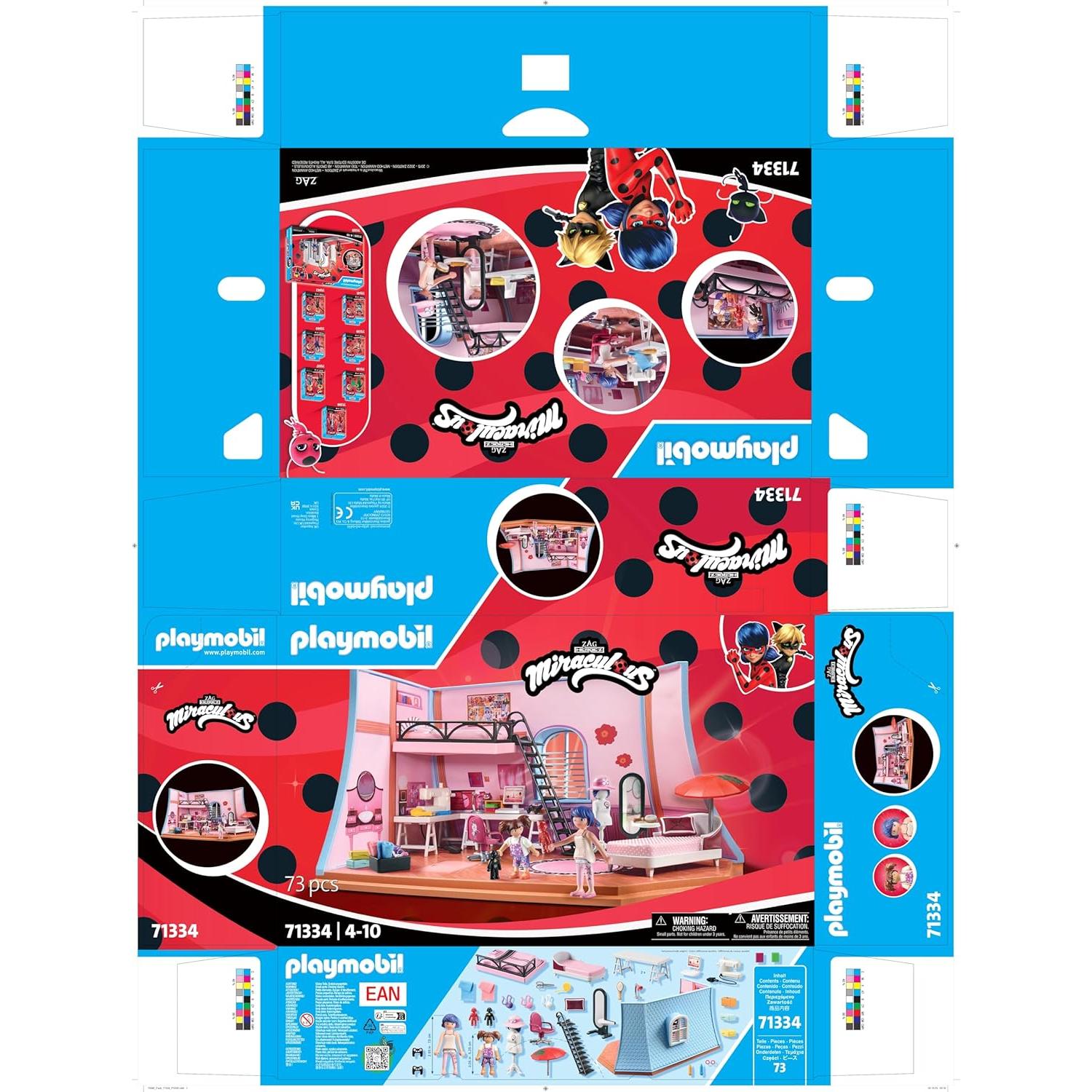 Playmobil Miraculous Ático de Marinette 0.91 kg 4-10 años