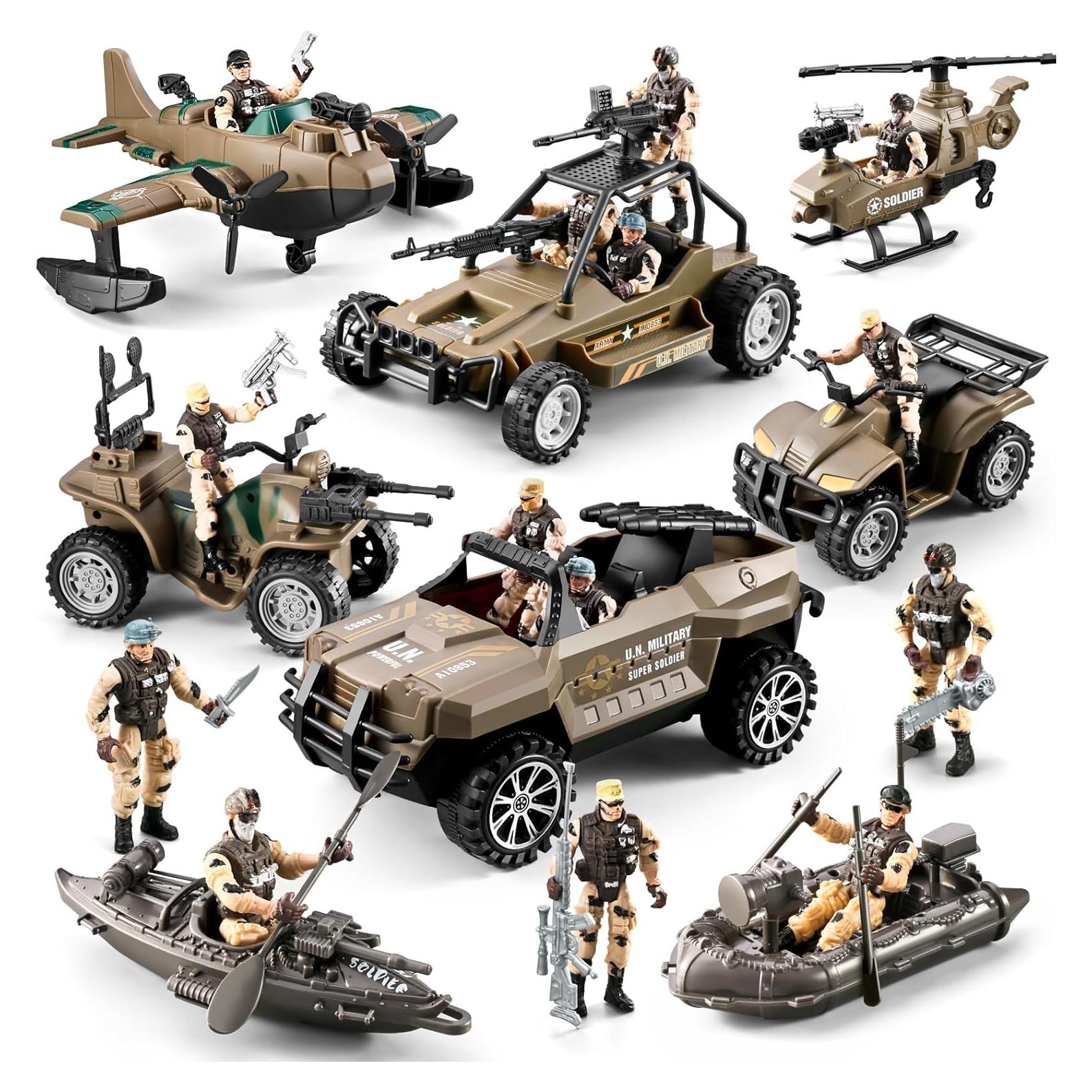 Conjunto 56-en-1 Juguetes de Soldados HOSPONY para Niños