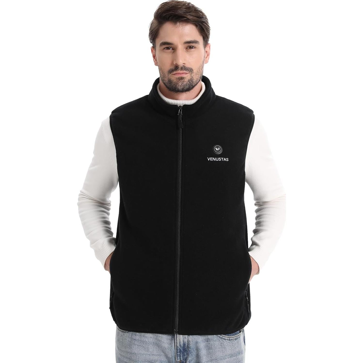Chaleco Térmico Venustas para Hombre, 6 Zonas Calor, 12H Uso