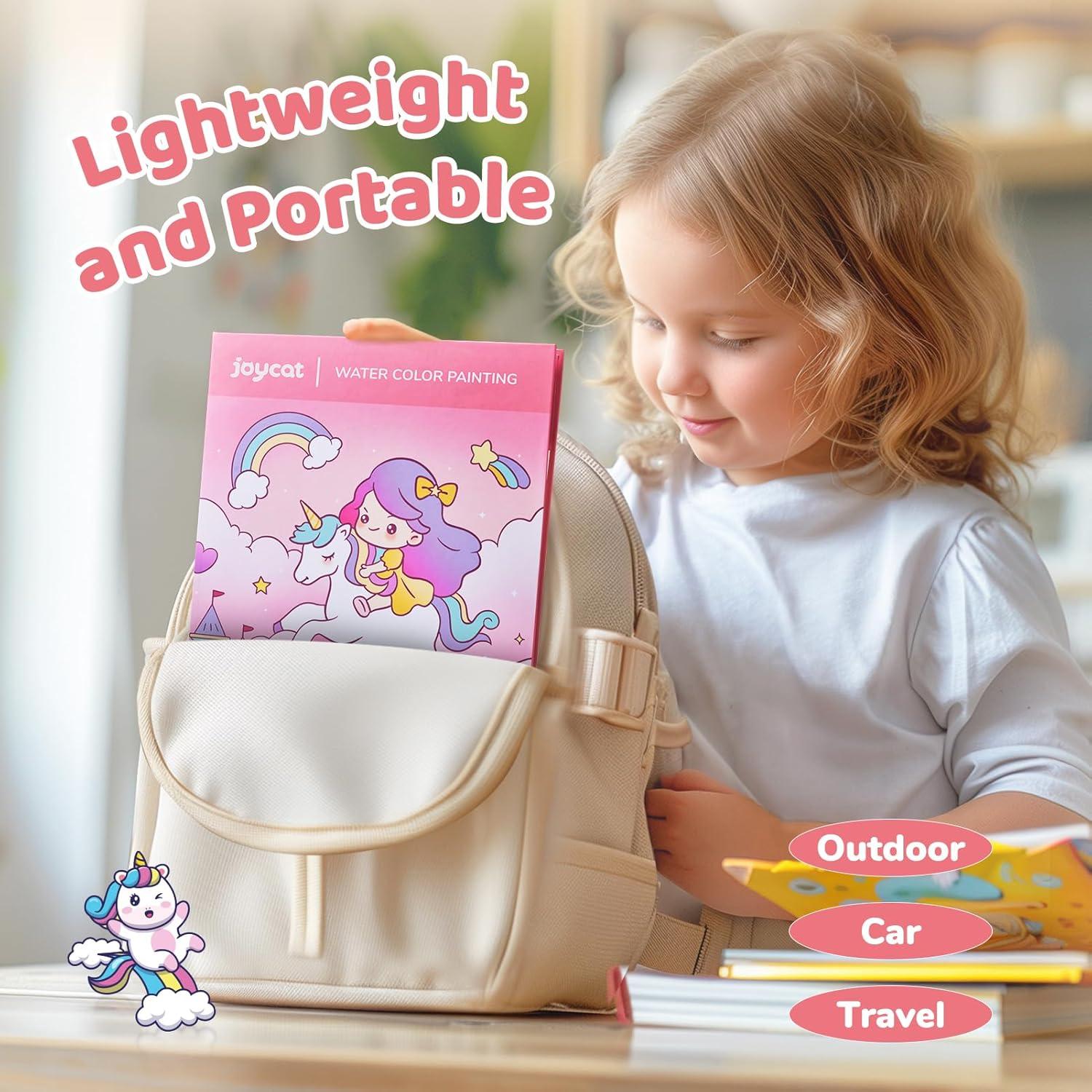 Libro de Pintura Acuarela JoyCat Unicornio 21x17.5 cm