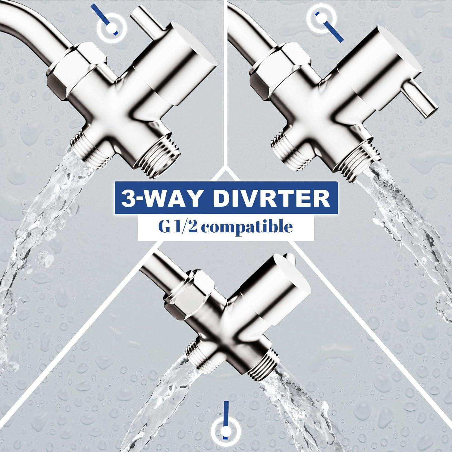 Accesorio de Ducha para Perros Ganciu con Manguera 2.5m