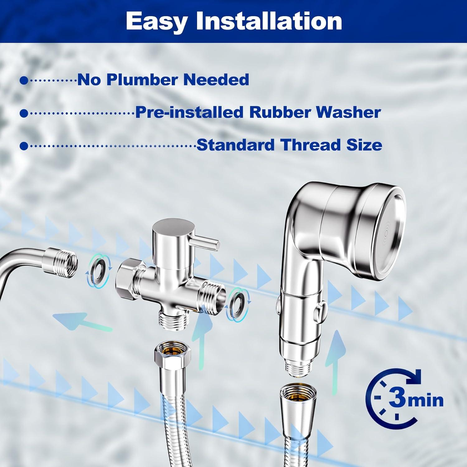 Accesorio de Ducha para Perros Ganciu con Manguera 2.5m