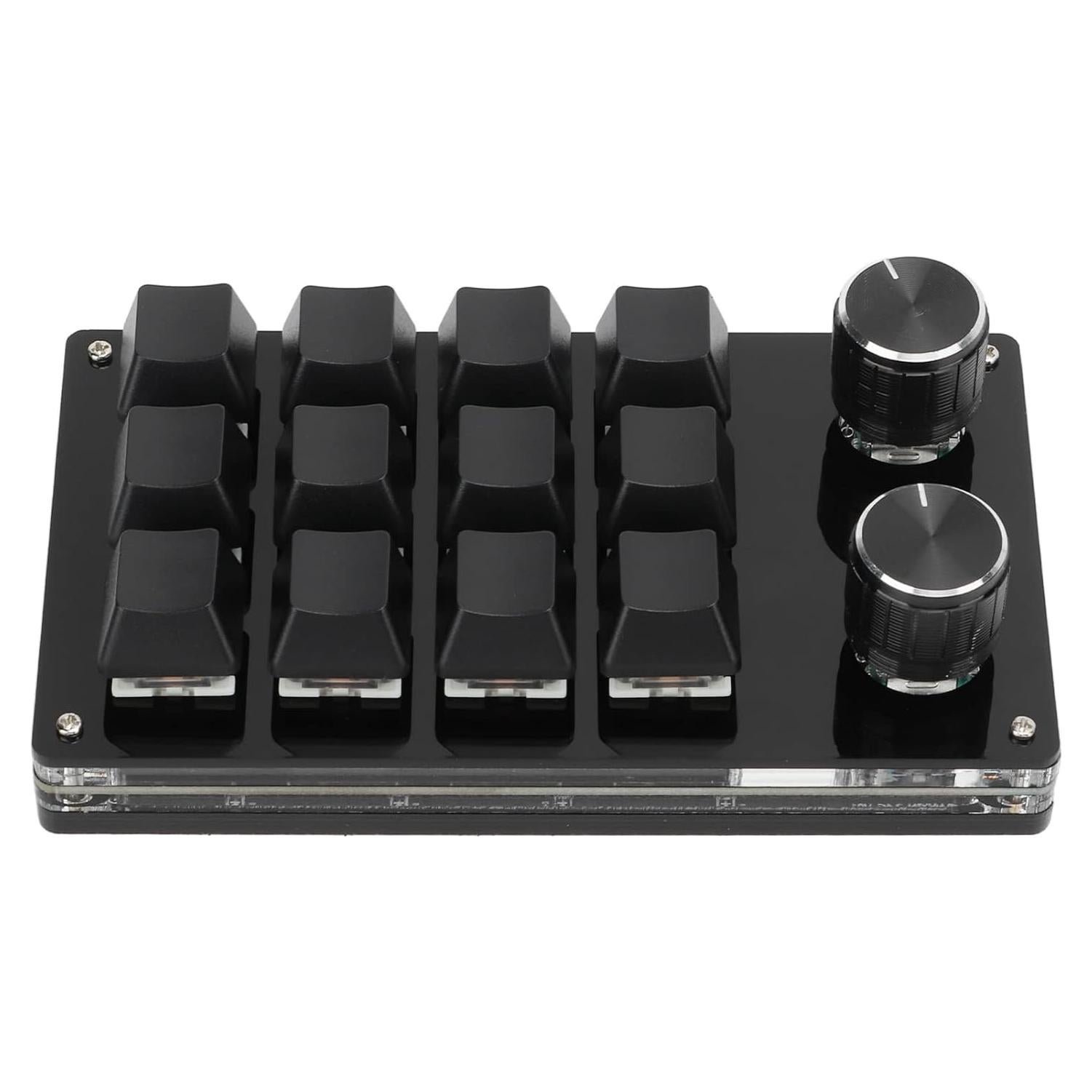 Teclado Mecánico Macro Ejoyous 12 Teclas Programables Negro