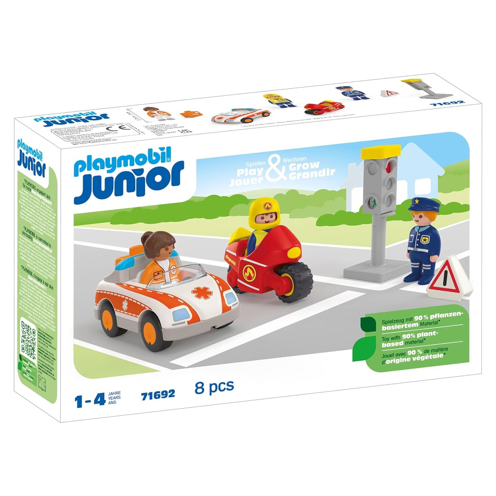 PLAYMOBIL Junior Héroes Cotidianos Set 8 Piezas