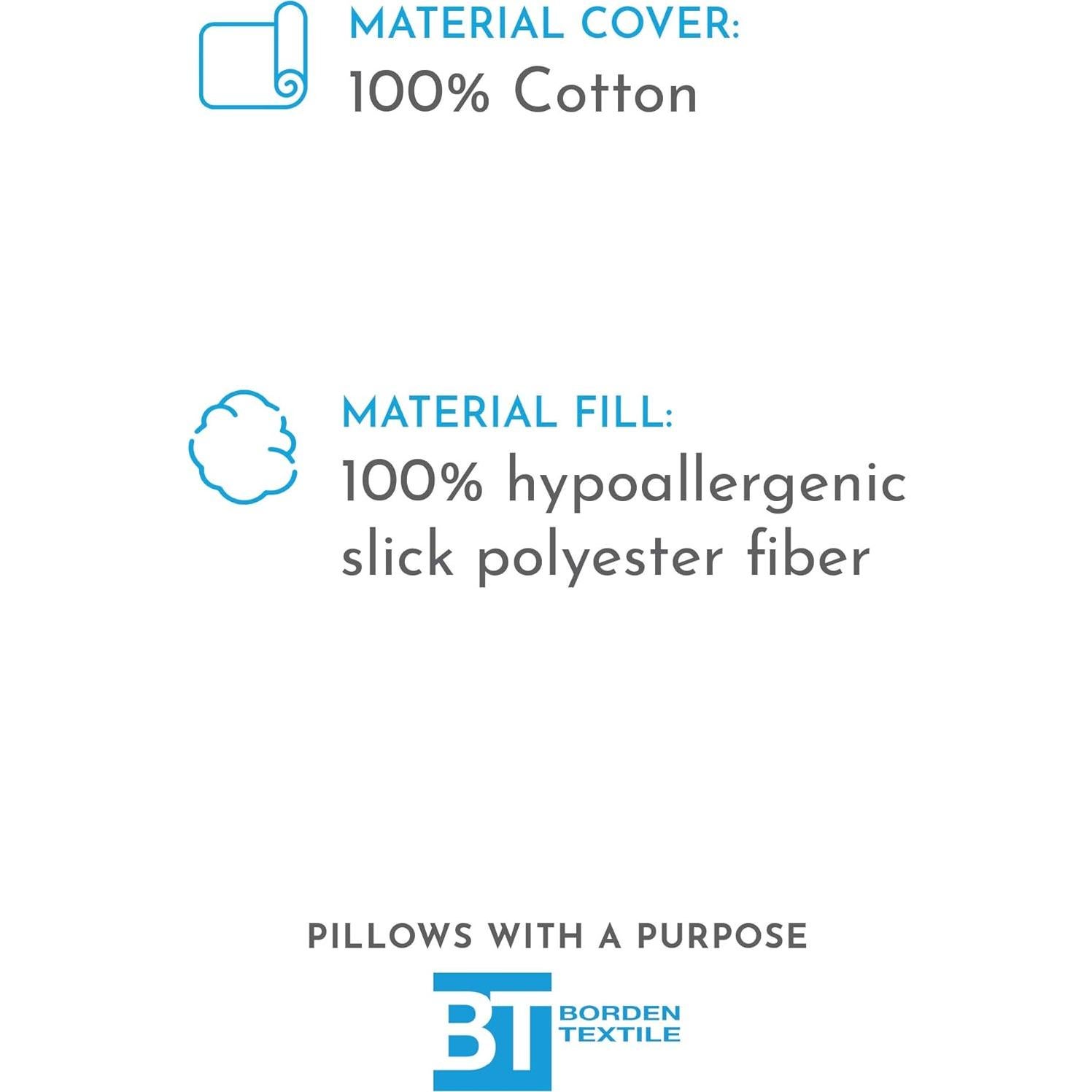 Almohada Rectangular Hipoalergénica ALMOHADAS CON UN PROPÓSITO 50.8x66 cm