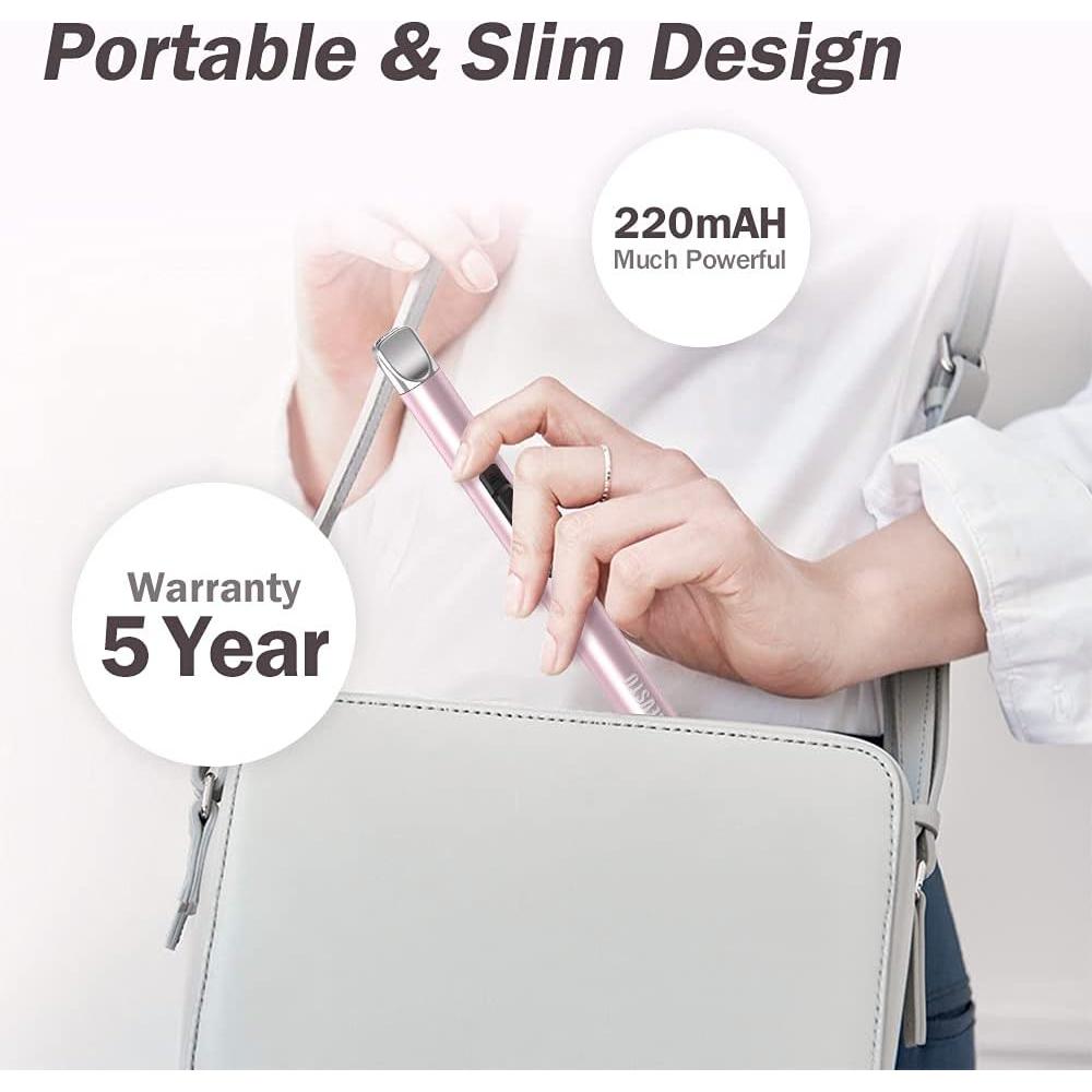 Encendedor Eléctrico USB JEVSTU Rosa a Prueba de Viento 16cm