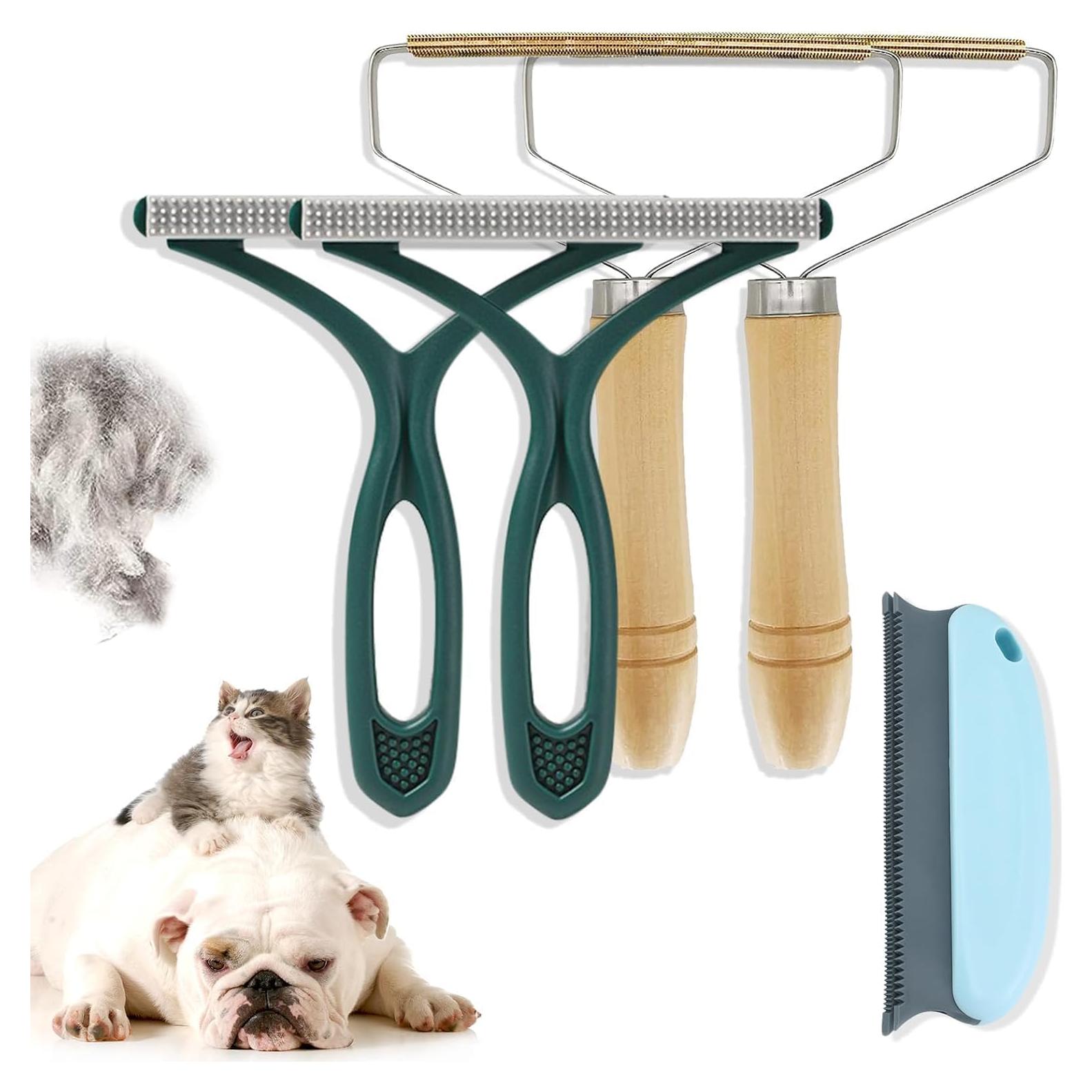 Removedor de Pelo de Mascota ROAKFONK 5 Piezas Portátil