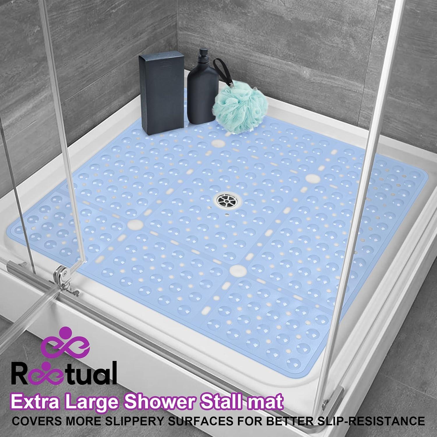 Alfombrilla de Ducha Antideslizante Reetual XL Aqua 68.58x68.58 cm