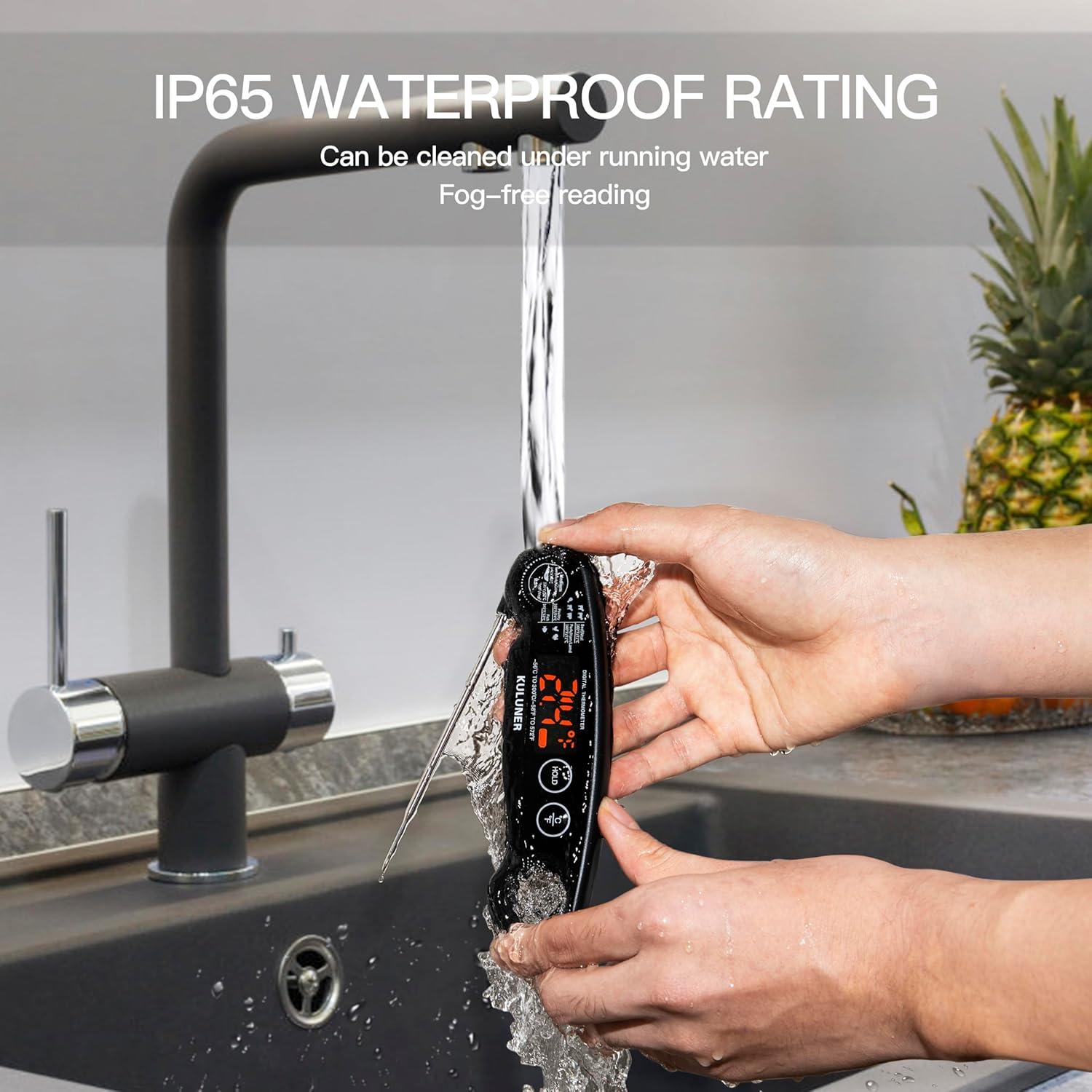 Termómetro de Carne KULUNER GT-98B Rápido y Preciso Negro