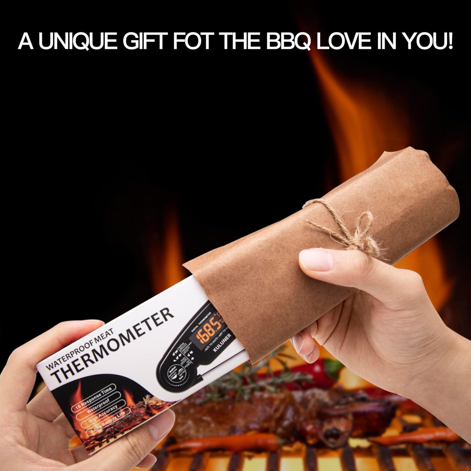 Termómetro de Carne KULUNER GT-98B Rápido y Preciso Negro