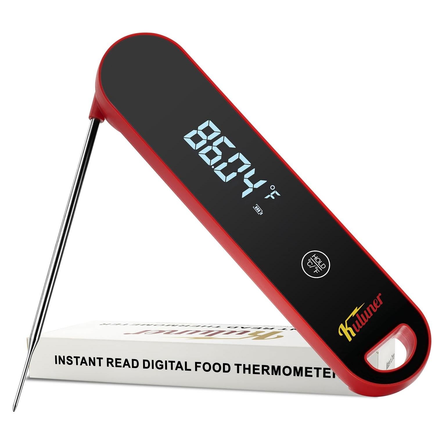 Termómetro Digital KULUNER DT999 para Carne IP67 Rojo