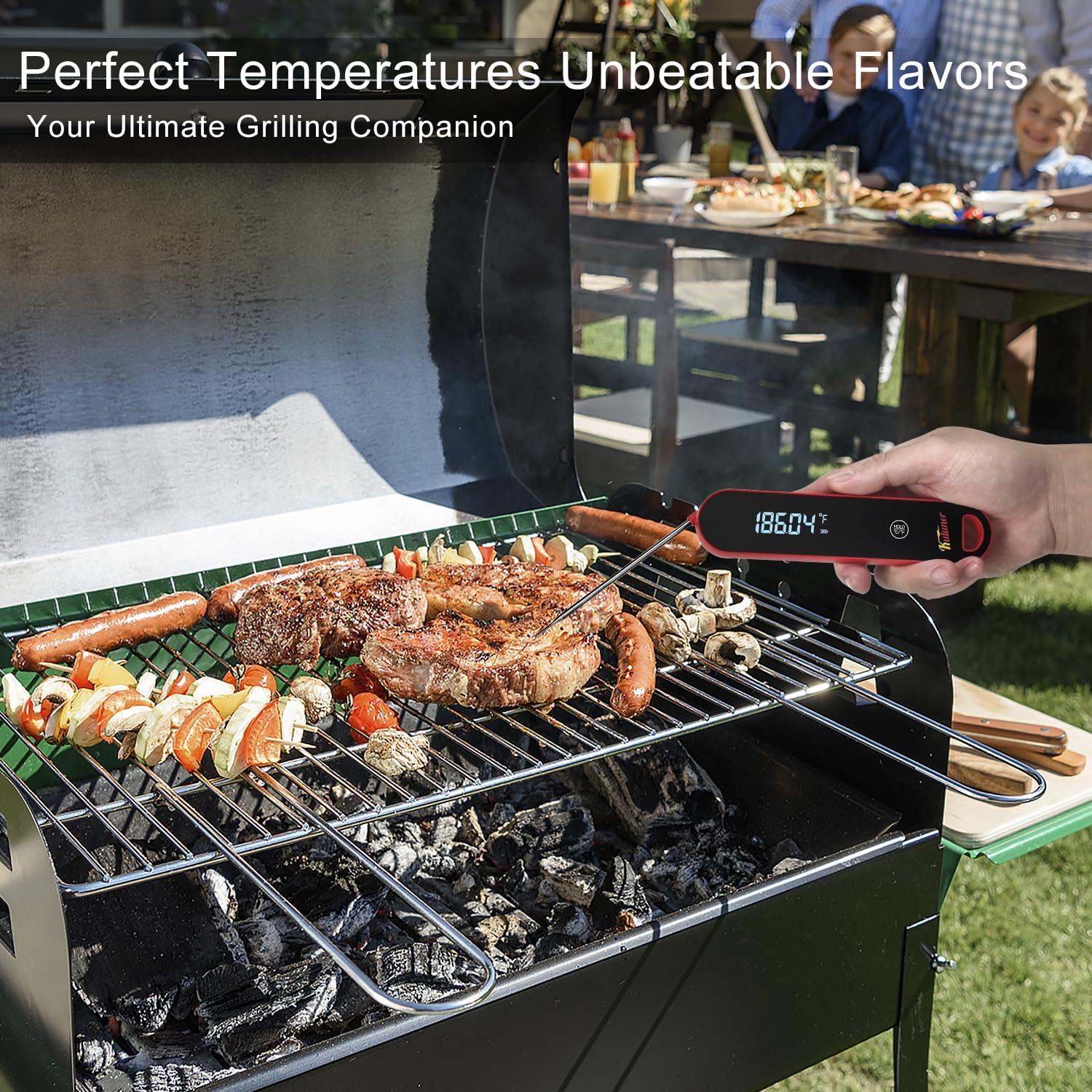 Termómetro Digital KULUNER DT999 para Carne IP67 Rojo