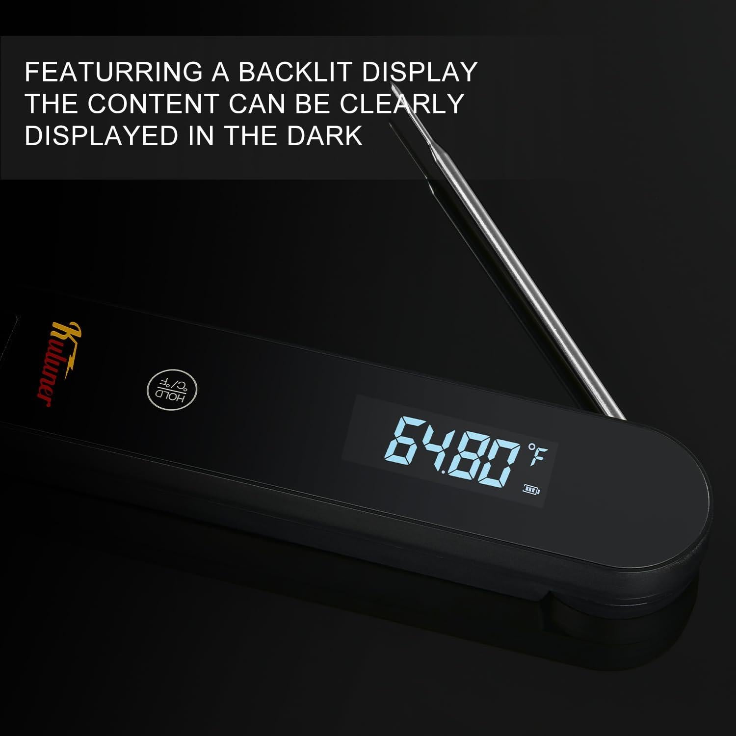 Termómetro Digital KULUNER DT-127 para Carne IP67 Rápido