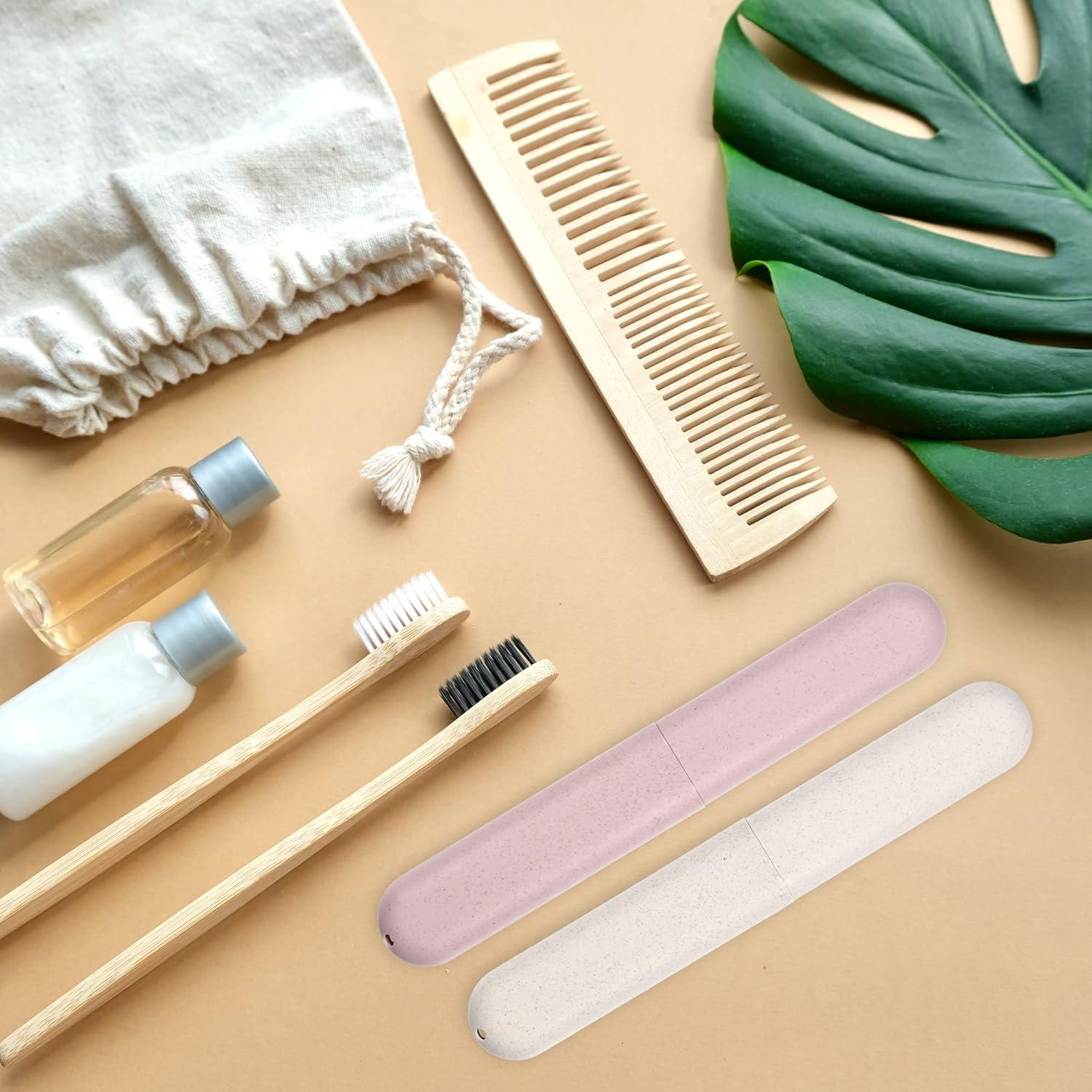 Estuches para Cepillos de Dientes de Viaje VOCOSTE 2 Piezas