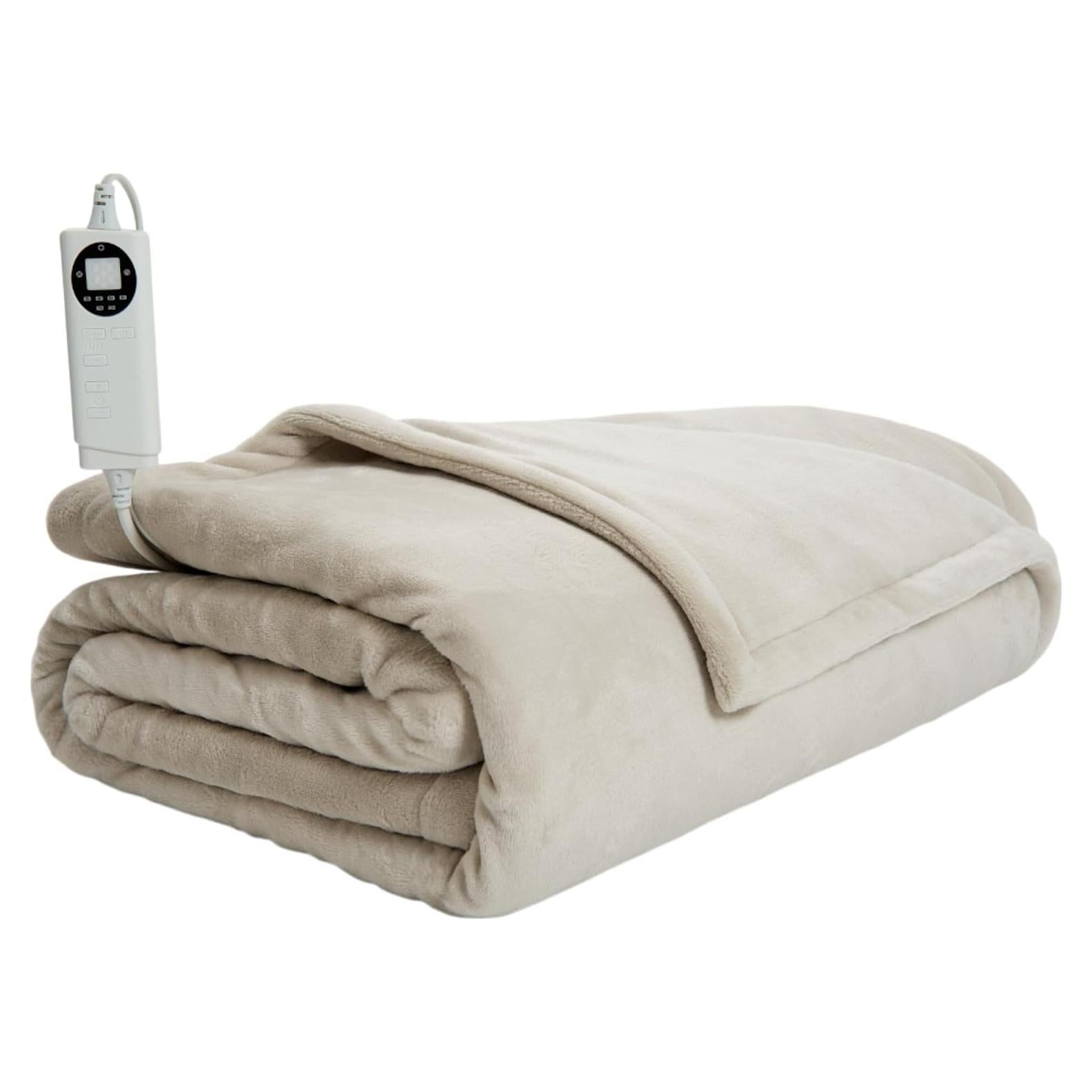 Manta eléctrica Melinora GT02 beige tamaño completo 10 niveles