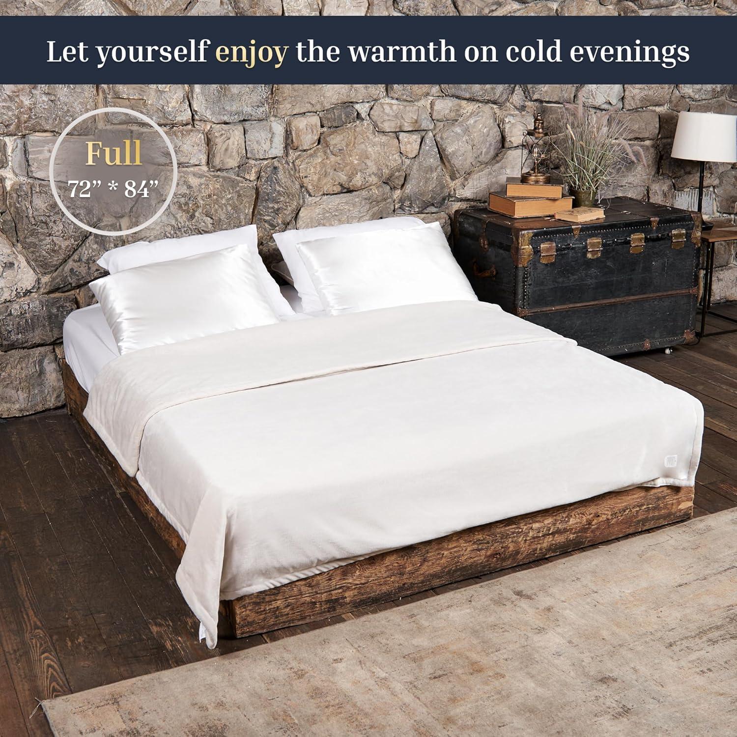 Manta eléctrica Melinora GT02 beige tamaño completo 10 niveles