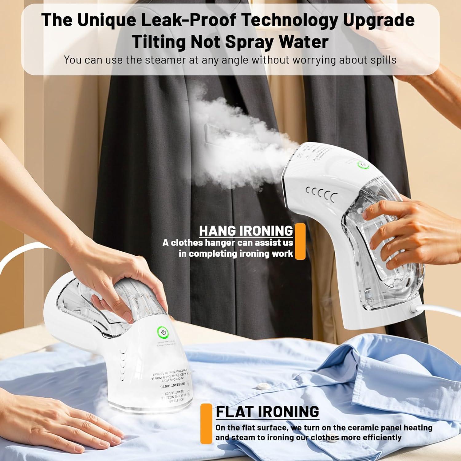 Vaporizador y Plancha 2 en 1 VAPTEC 1000W 250ml Blanco