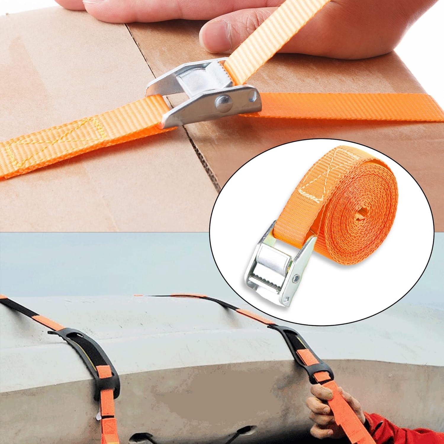 Correas de Amarre Cartman 2pk 3.05m Naranja 272kg