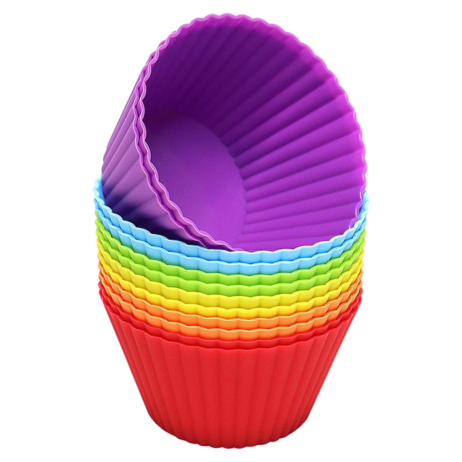 Tazas de Silicona Jumbo Reutilizables Pharamat 12 Piezas 9 cm