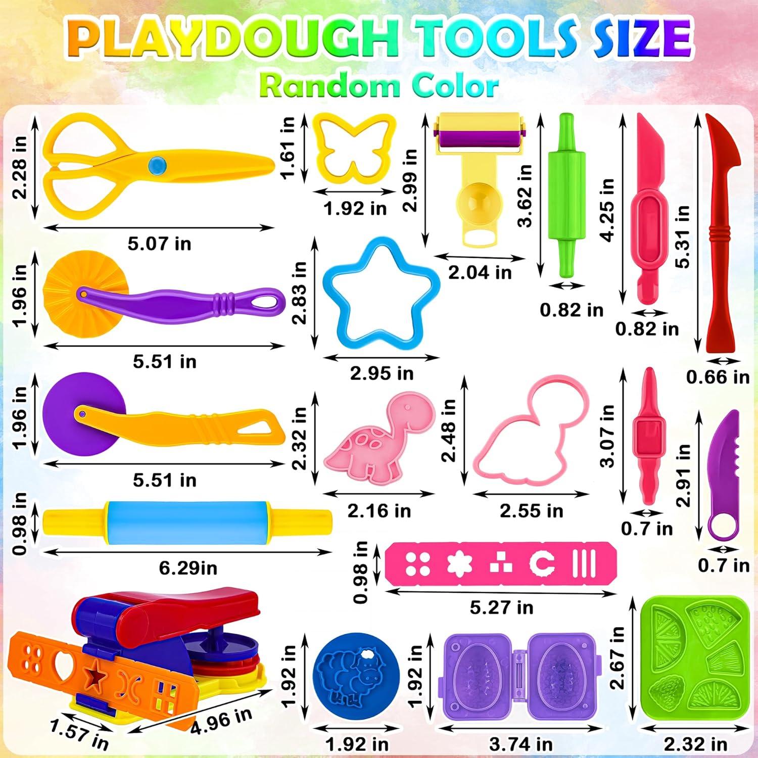 Kit de Herramientas de Playdough 44 Piezas Oun Nana