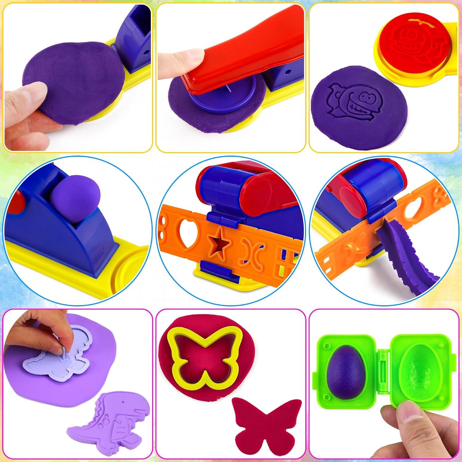 Kit de Herramientas de Playdough 44 Piezas Oun Nana