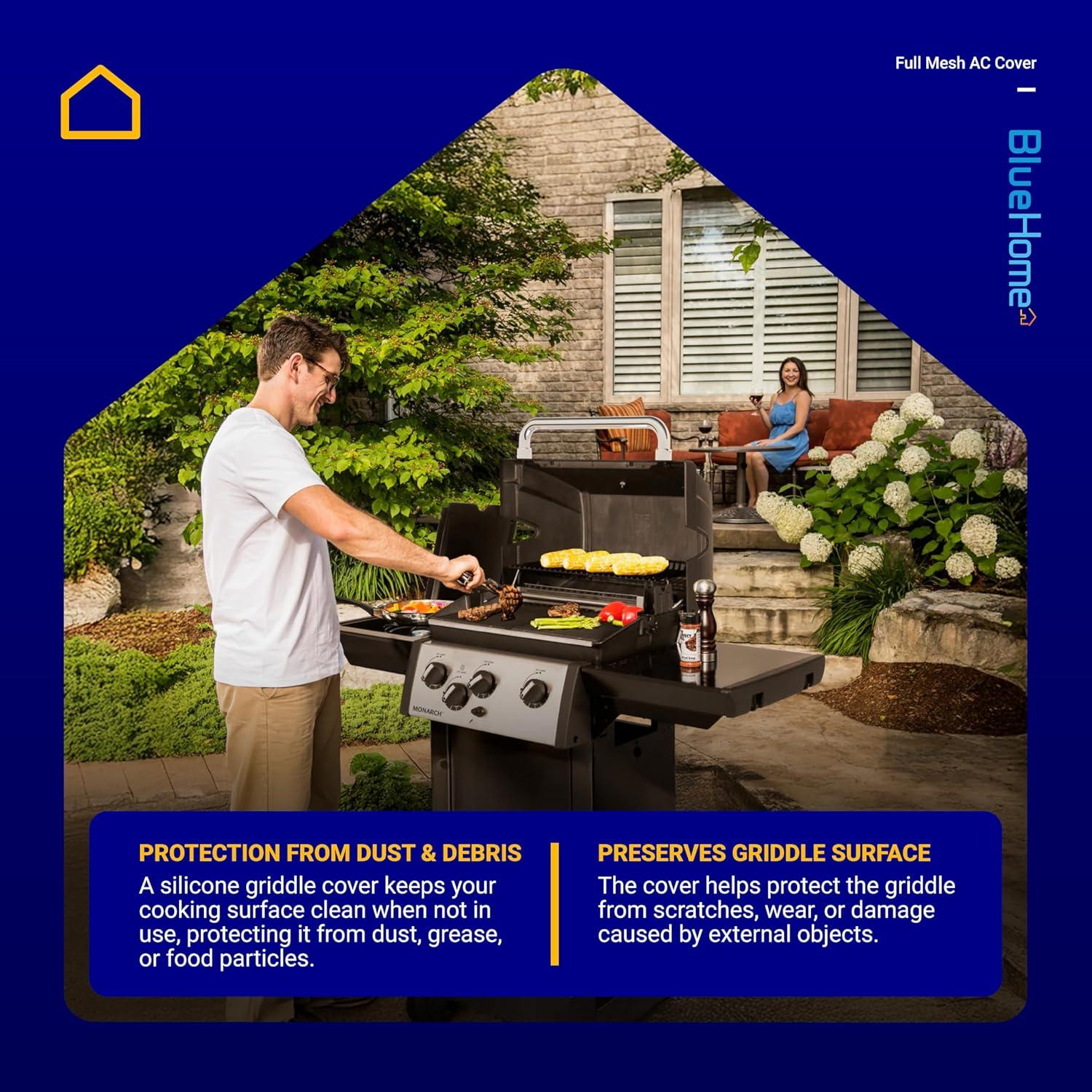 Alfombrilla de Silicona Blackstone 22" Naranja Grado Alimenticio