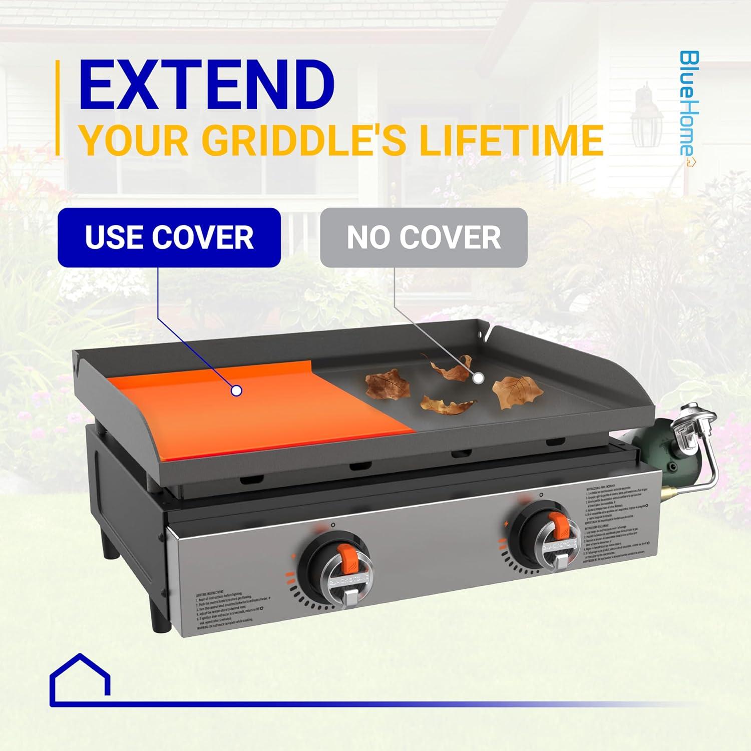 Alfombrilla de Silicona Blackstone 22" Naranja Grado Alimenticio