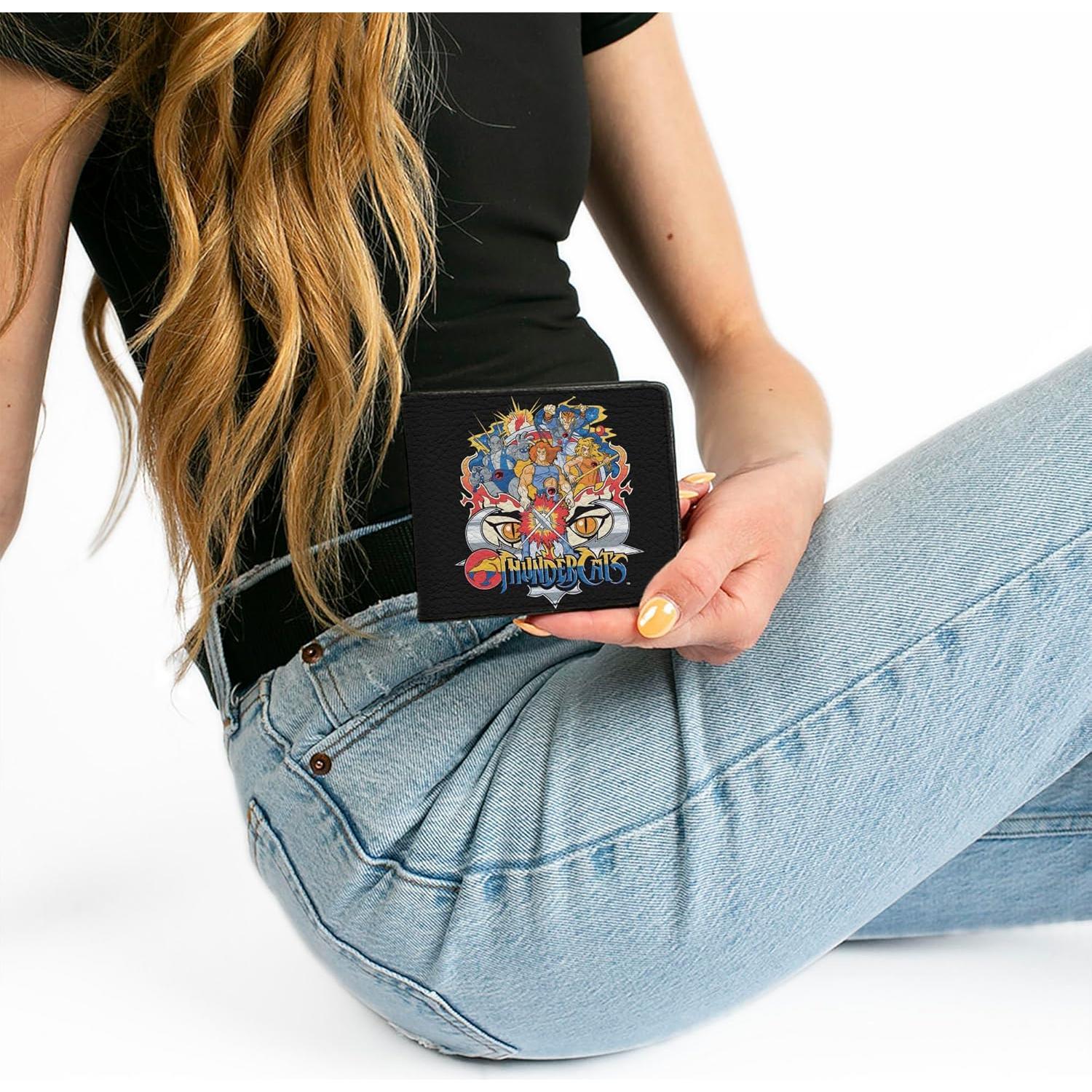 Billetera Bifold Buckle-Down ThunderCats Cuero Vegano