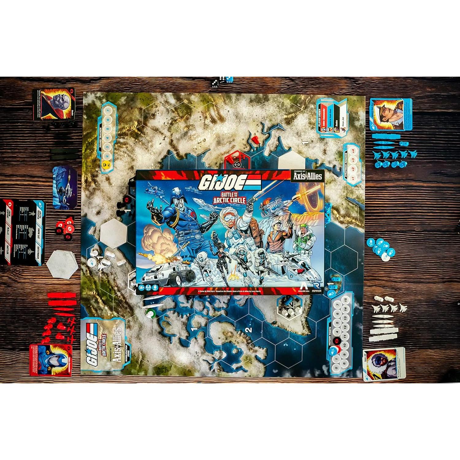 Juego de Mesa G.I. Joe Renegade Batalla Ártico 2-4 Jugadores