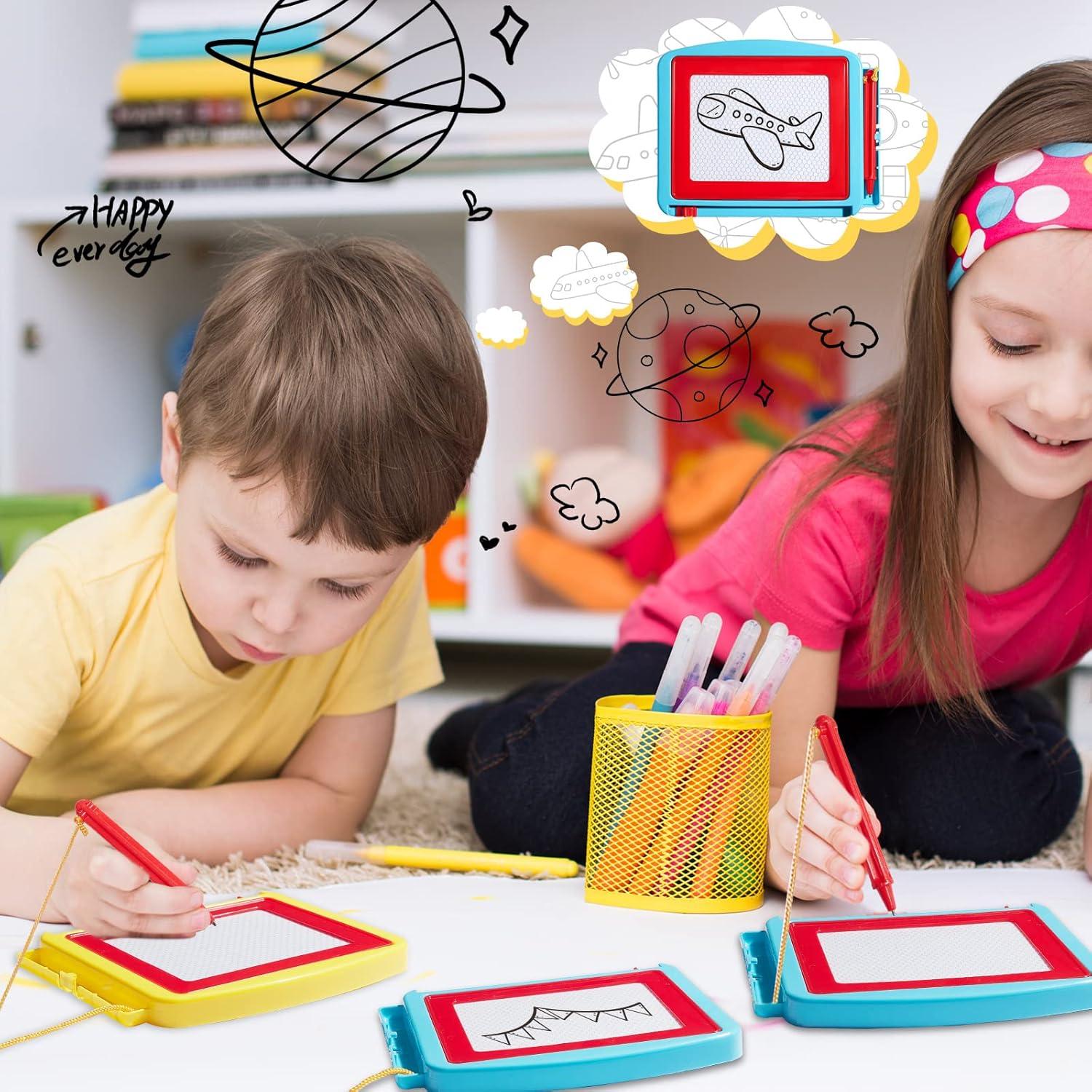 24 Mini Pizarras Magnéticas Tinlade 15x12 cm para Niños