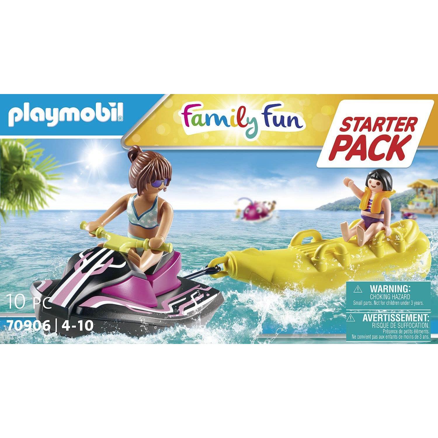 Paquete Inicial PLAYMOBIL Moto de Agua y Banana Boat